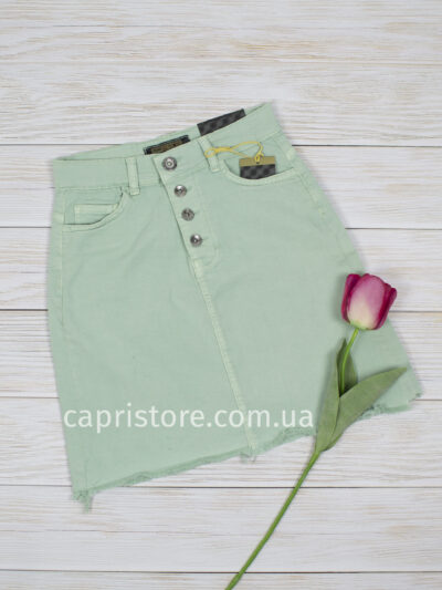 Спідниця жіноча ментолова джинсова Red Moon