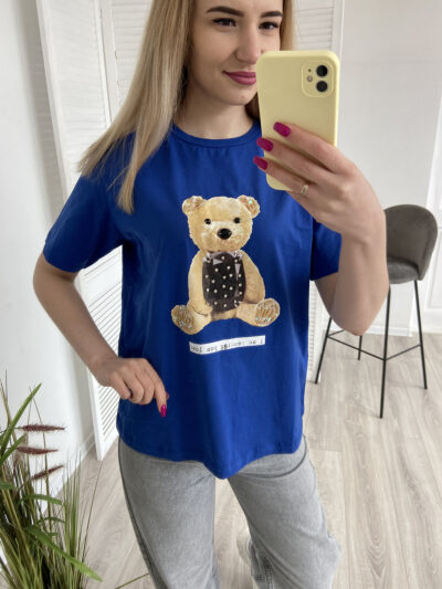 Футболка жіноча Pepper Mint з ведмедиком