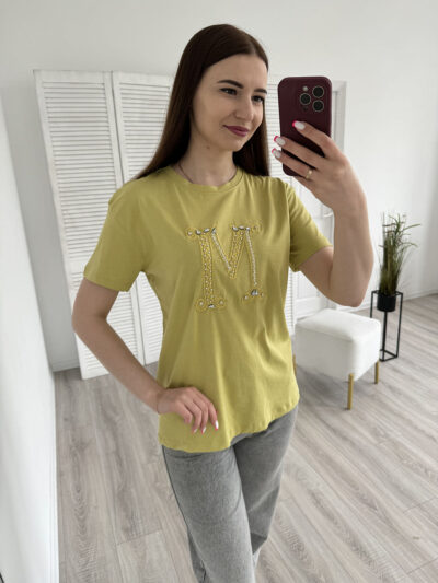 Футболка жіноча з вишивкою Mint