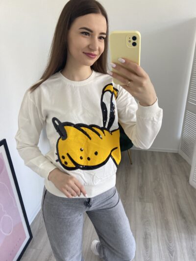 Світшот жіночий з яскравим принтом NEW NOCE