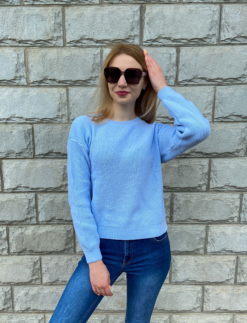 Зображення Светр жіночий базовий Rosalie однотонний 4 Светр жіночий базовий Rosalie однотонний 4