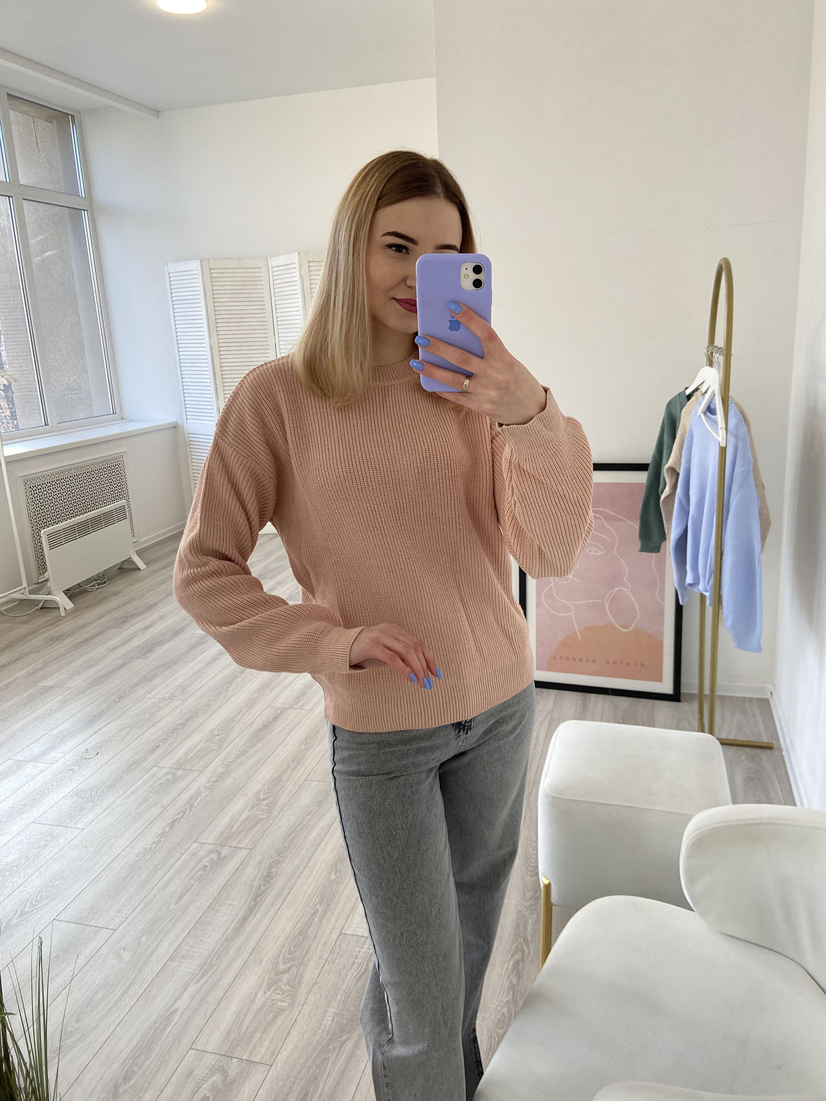 Зображення Светр жіночий базовий Rosalie однотонний 4 Светр жіночий базовий Rosalie однотонний 4