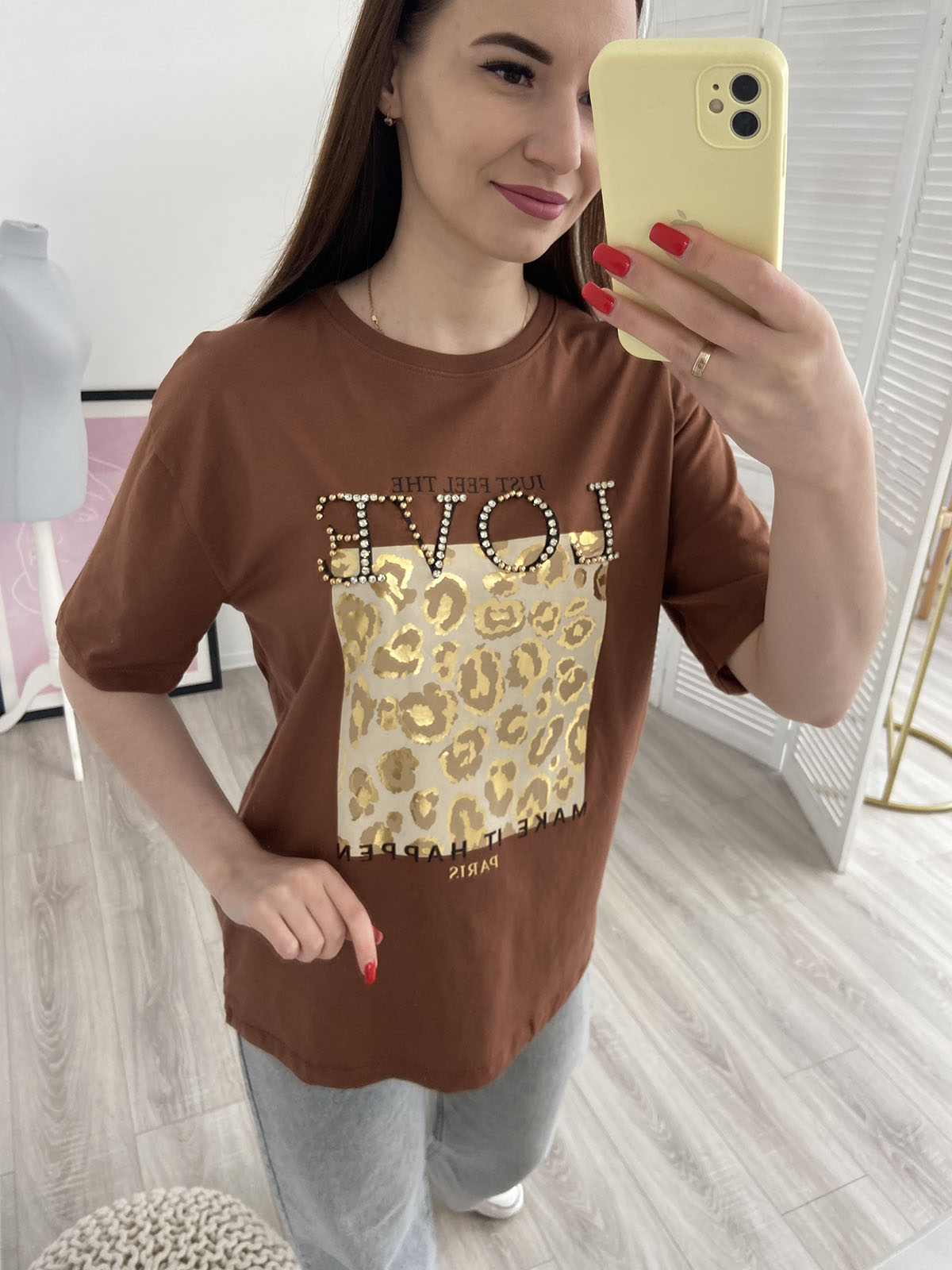Зображення Футболка жіноча Mint з принтом 5 Футболка жіноча Mint з принтом 5